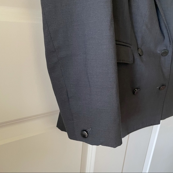 Rag & Bone Wool Linen Blend Double Breasted Blazer - Picture 3 of 17